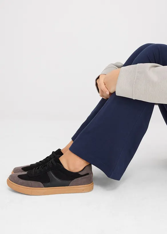 Slengbukse i økologisk bomull med stretch, bonprix