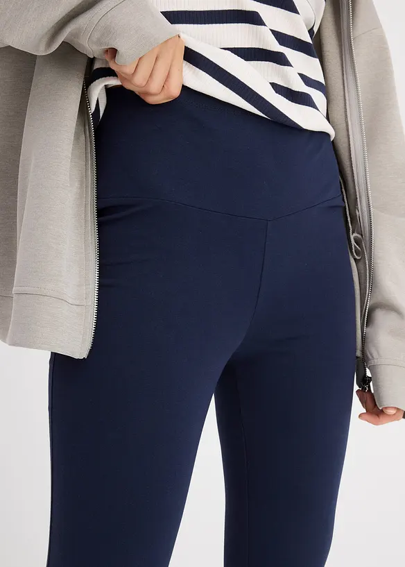 Slengbukse i økologisk bomull med stretch, bonprix