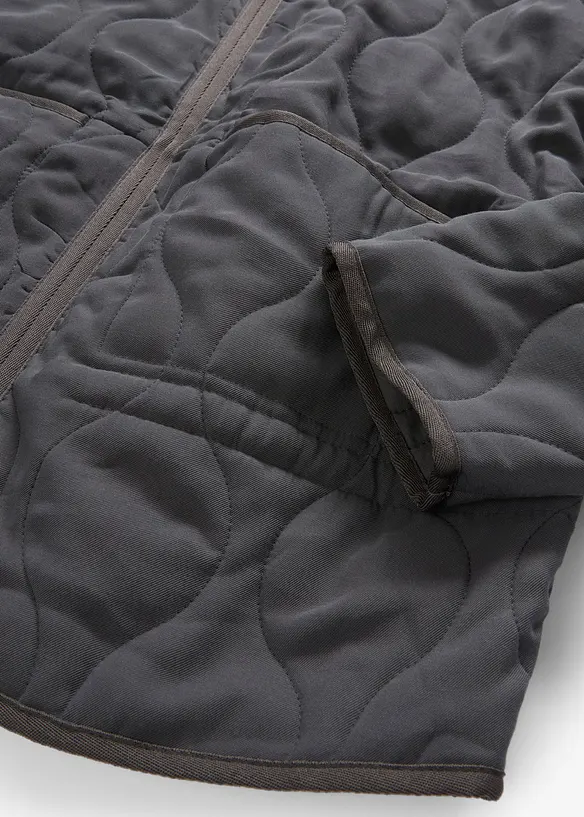 Oversized vattert jakke, bonprix