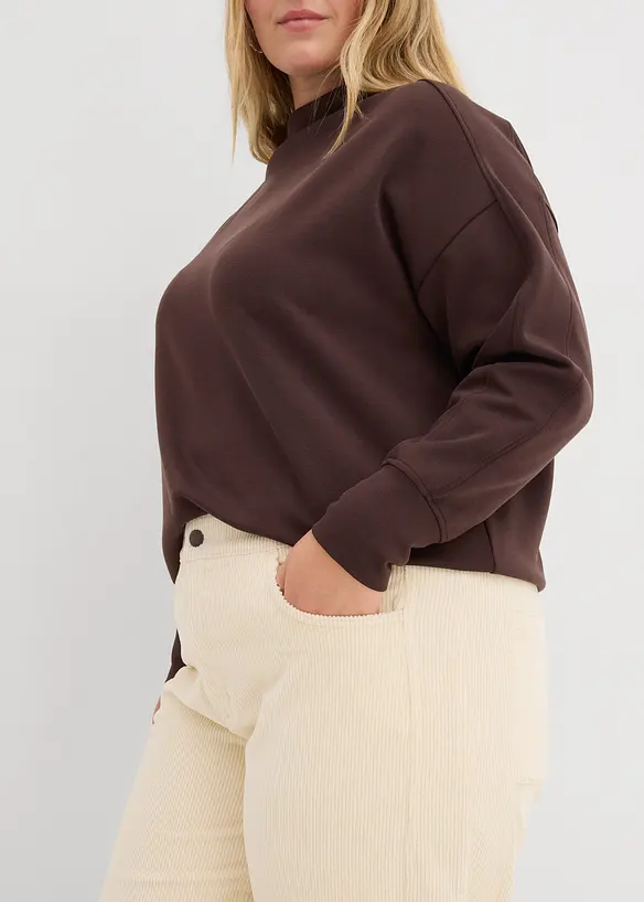 Kordfløyelsbukse i barrel-modell, bonprix