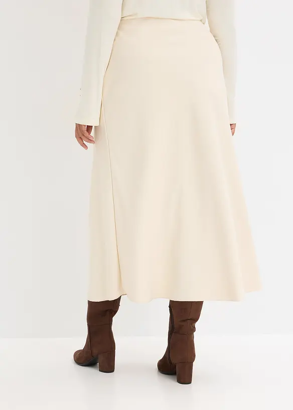 Maxiskjørt i strukturmateriale, bonprix