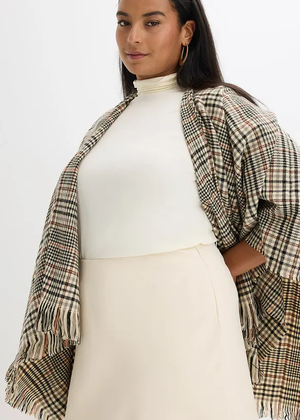 Maxiskjørt i strukturmateriale, bonprix