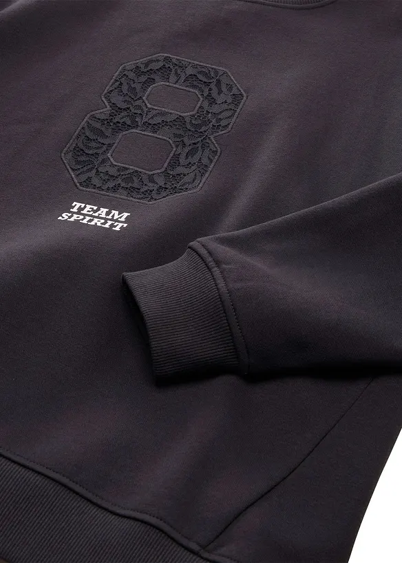 Oversized sweatshirt fra Tom Tailor med applikasjon, Tom Tailor