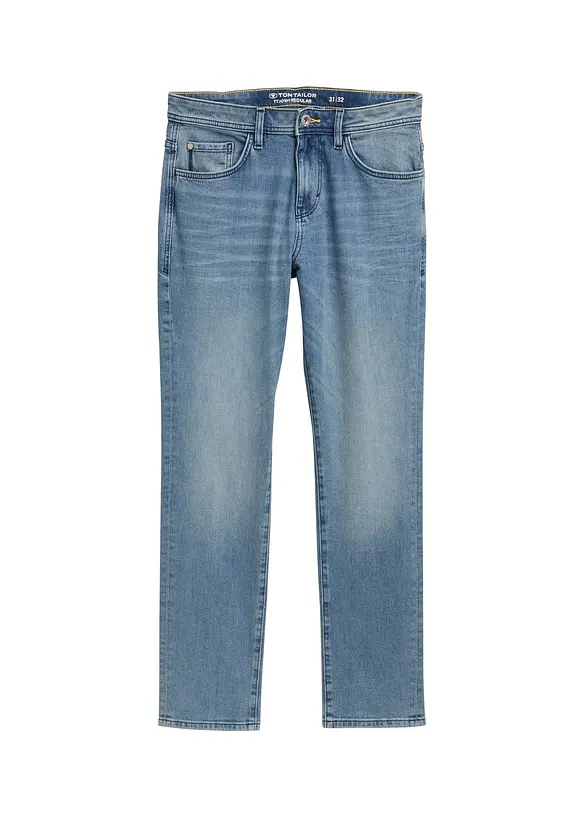 Jeans i denim med stretch fra Tom Tailor, Slim Fit, Tom Tailor