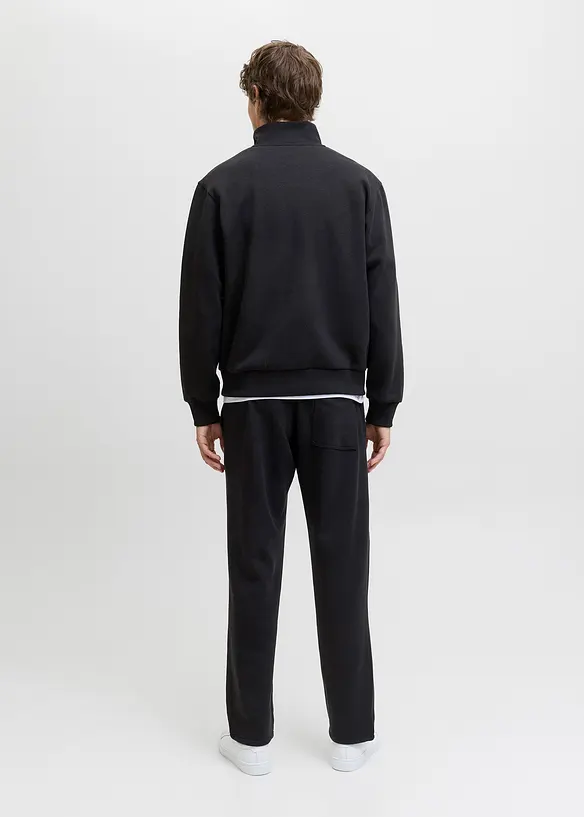JJ REBEL-sweatshirt med kort glidelås, J&J Rebel