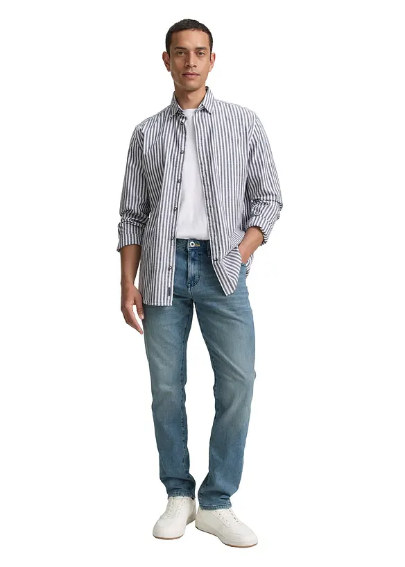 Jeans i denim med stretch fra Tom Tailor, Slim Fit, Tom Tailor