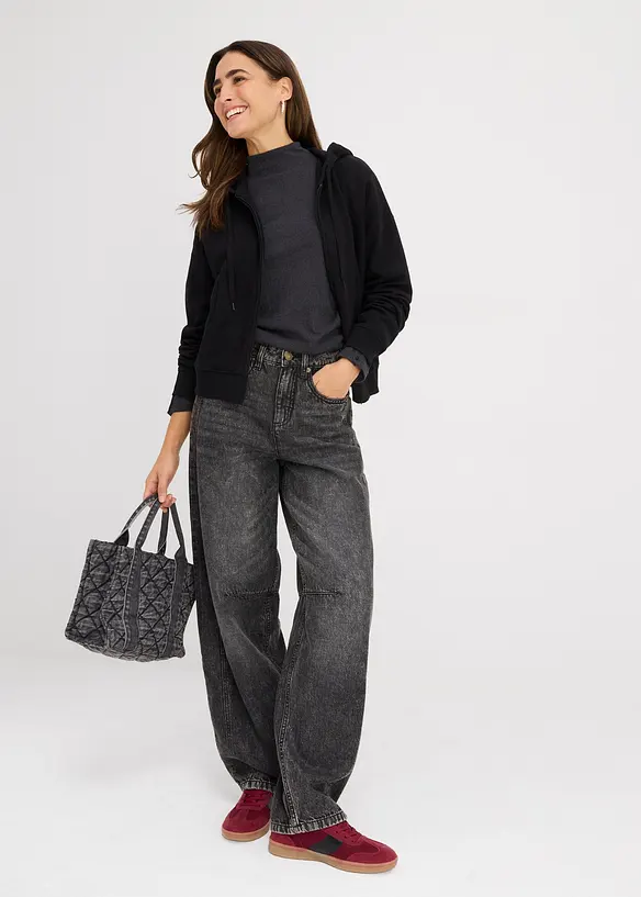 Oversized sweatjakke, bonprix