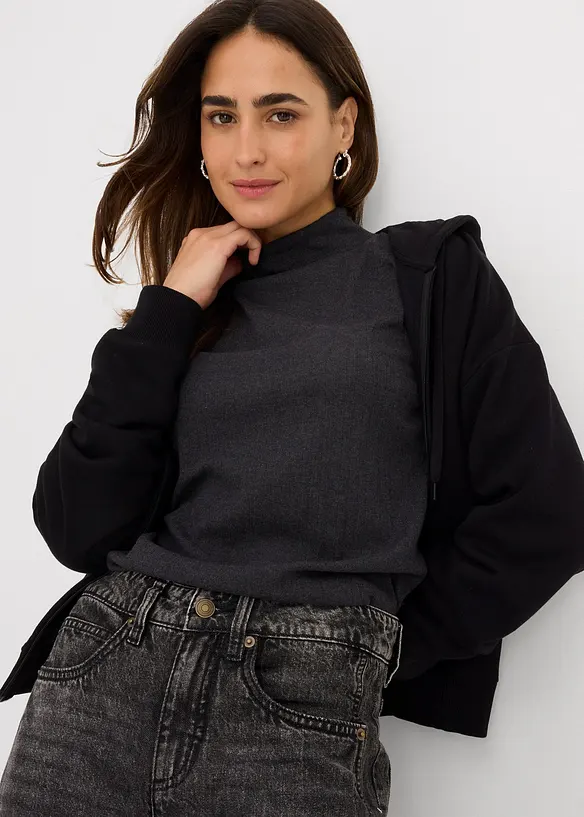 Oversized sweatjakke, bonprix