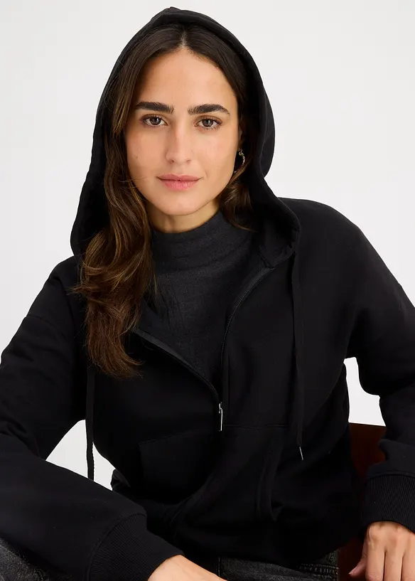 Oversized sweatjakke, bonprix