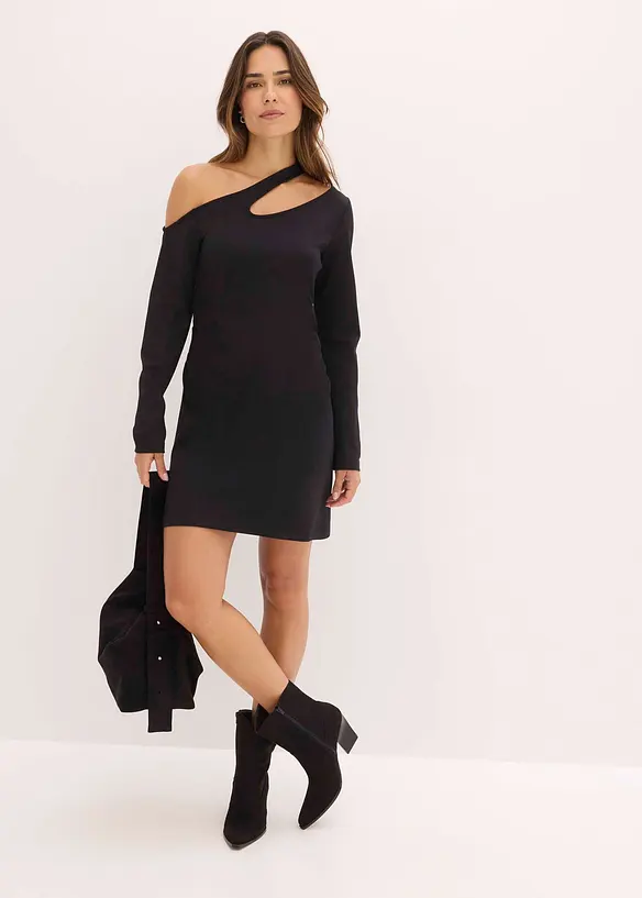 Minikjole med cut outs, bonprix