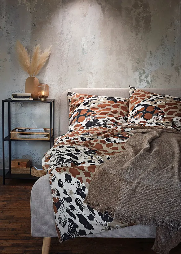 Sengesett med animal print, bonprix