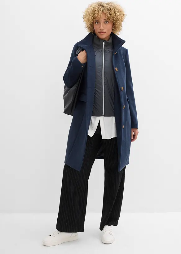 Vinterkåpe i 2-i-1-stil, bonprix