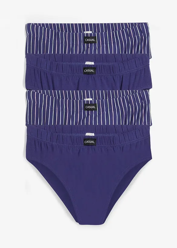 Truse med bomull (4-pack), bonprix