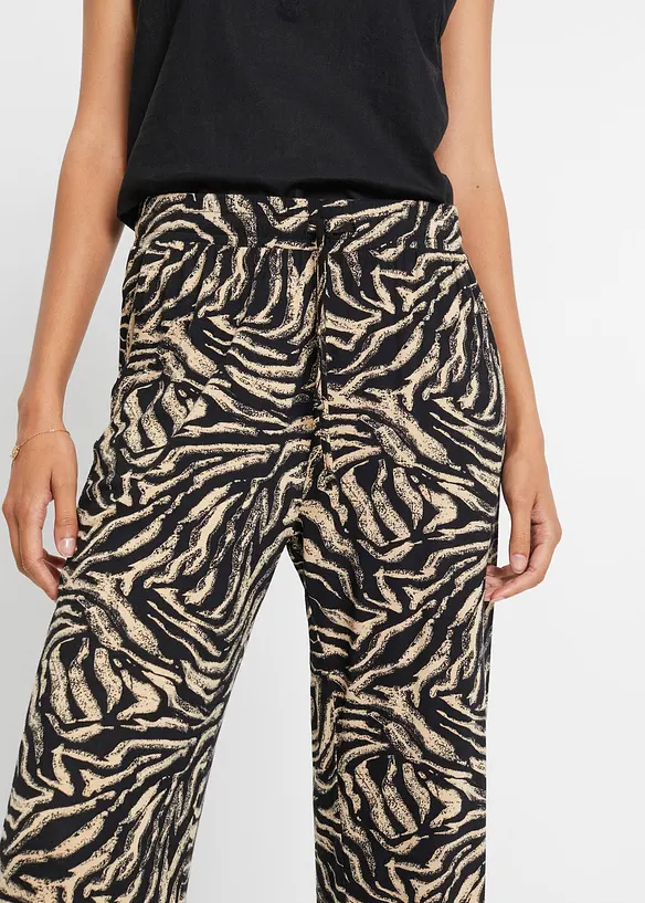 Jerseybukse i lett viskose, bonprix