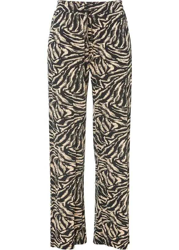 Jerseybukse i lett viskose, bonprix