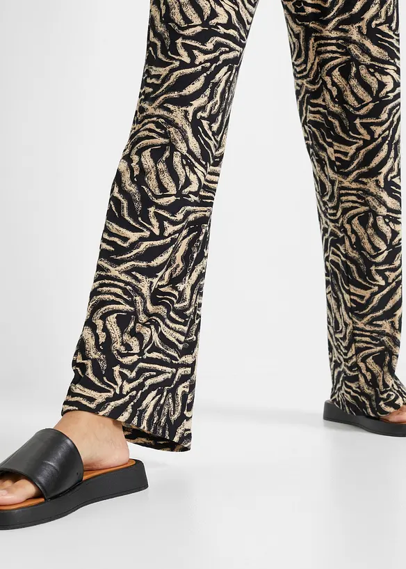 Jerseybukse i lett viskose, bonprix