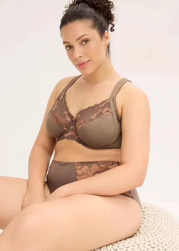 Maxipanty med delikat blonde, bonprix