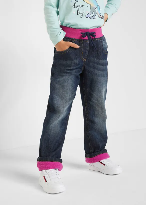 Komfortabel termojeans med fleecefôr, bonprix