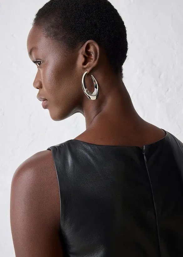 Skinnkjole av lammenappa, bonprix