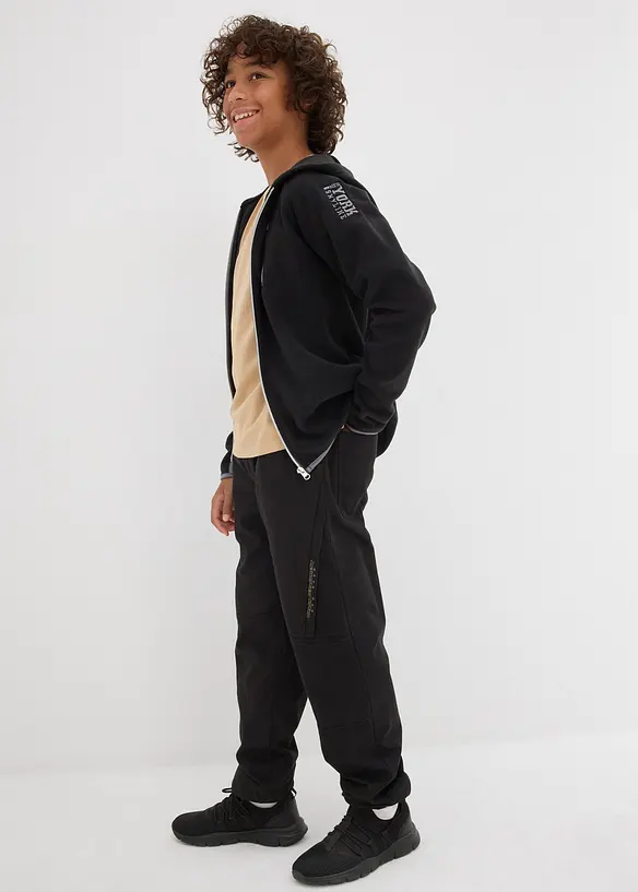 Varm, Loose Fit-pull on-bukse med jerseyf&ocirc;r, bonprix