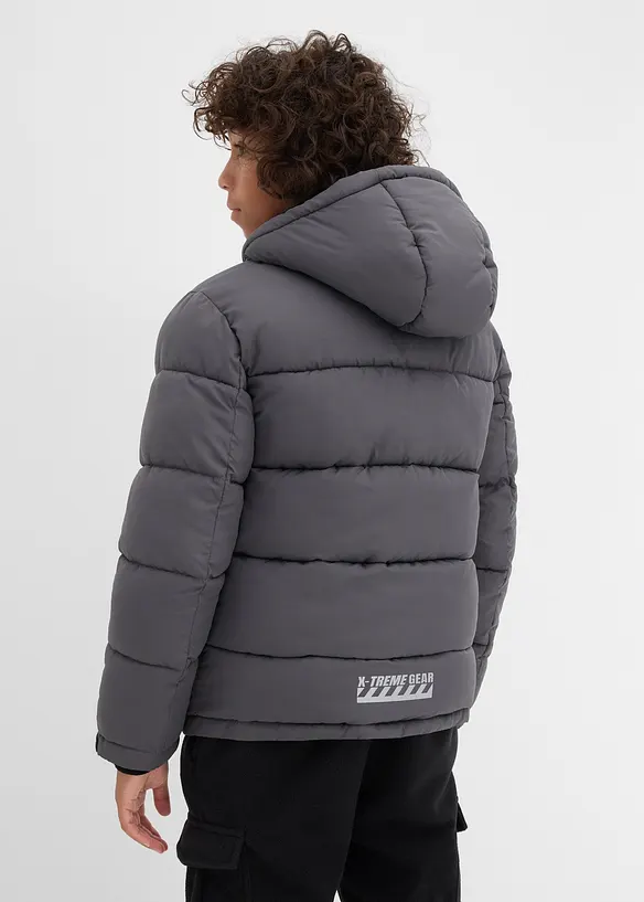 Varmt f&ocirc;ret, vattert vinterjakke med hette, bonprix