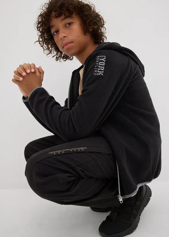 Varm, Loose Fit-pull on-bukse med jerseyf&ocirc;r, bonprix