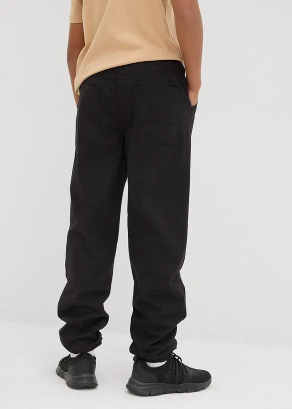Varm, Loose Fit-pull on-bukse med jerseyf&ocirc;r, bonprix