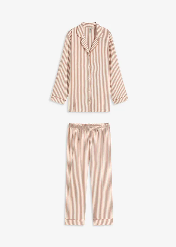 Flanell-pyjamas med gavepose, bonprix
