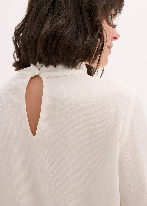 Bluse av lett sateng, bonprix