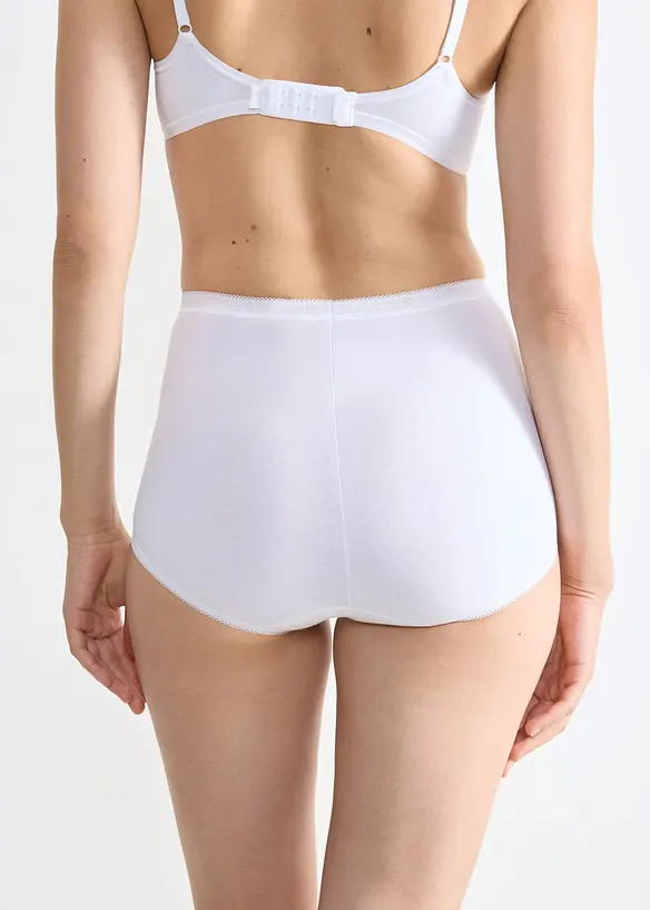 Sloggi Basic+ Truse med høy midje (4-pack), Sloggi