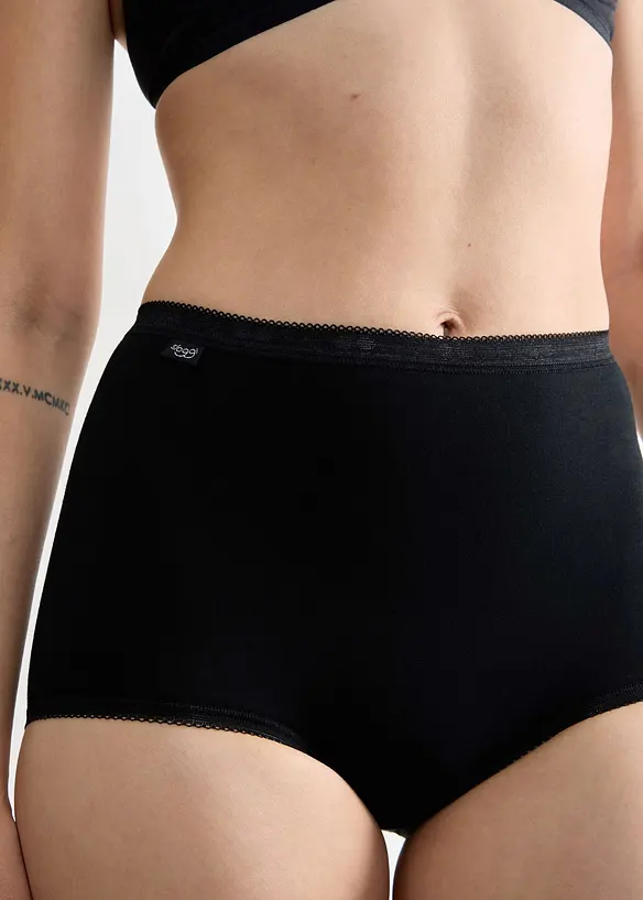 Sloggi Basic+ Truse med høy midje (4-pack), Sloggi
