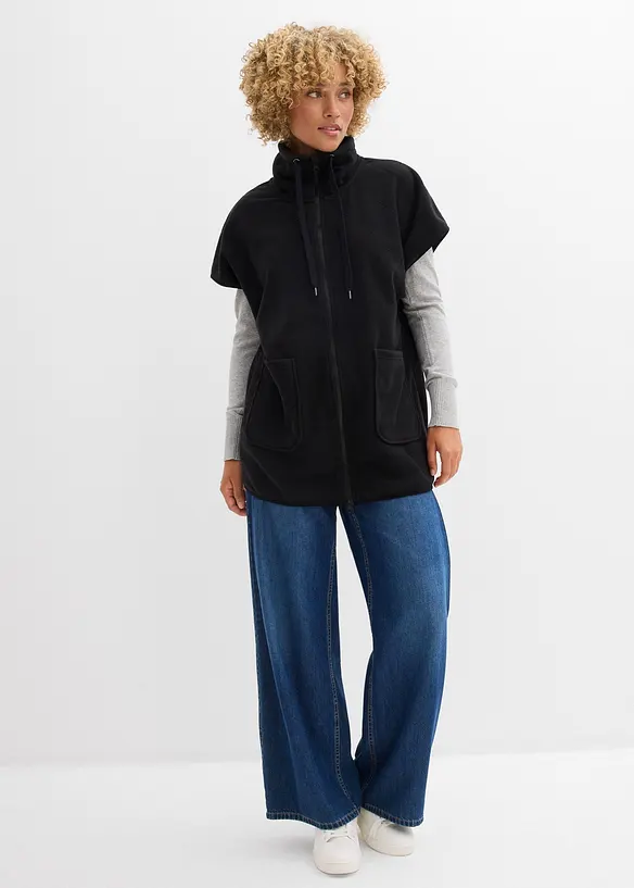 Fleecevest i resirkulert polyester, bonprix