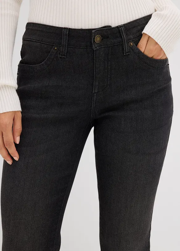 Straight-jeans Mid Waist, Stretch, bonprix