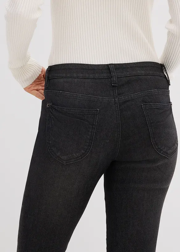 Straight-jeans Mid Waist, Stretch, bonprix