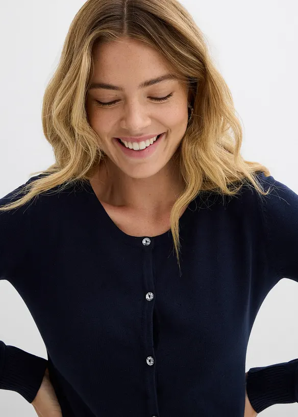 Cardigan i smal modell, bonprix