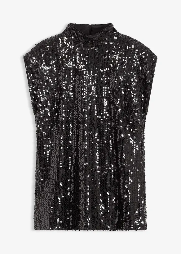 Jumpsuit med paljetter, bonprix