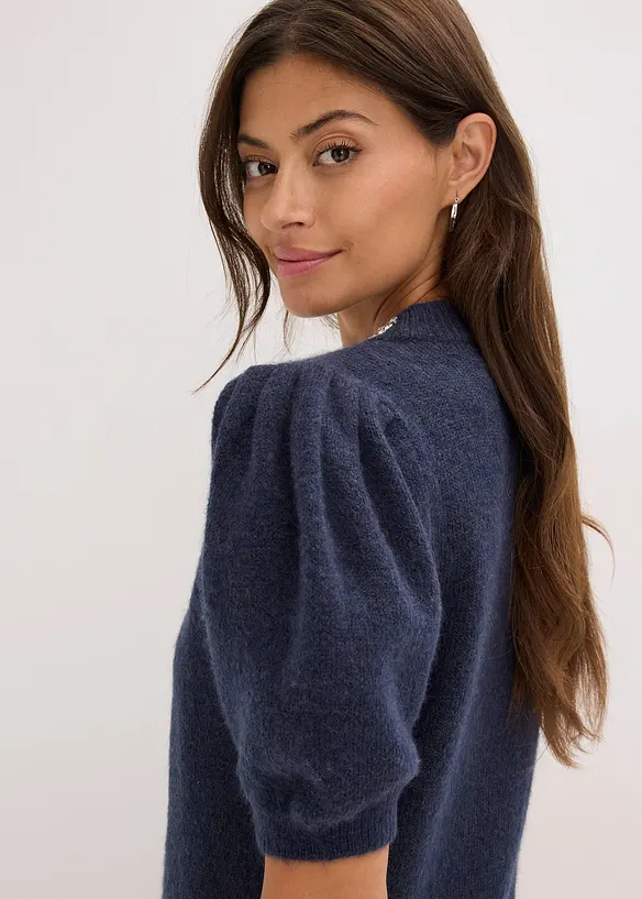 Genser med strass-applikasjon, bonprix