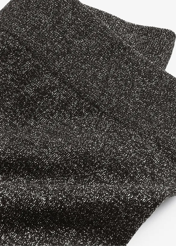 Varmende strømpebukse i glitrende fleecemateriale, bonprix