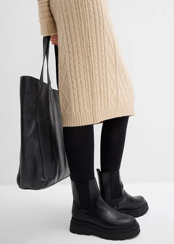 Strikket midikjole, bonprix