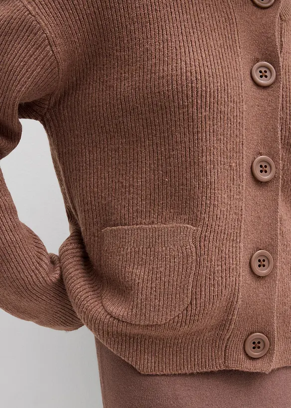 Oversized strikkejakke, bonprix