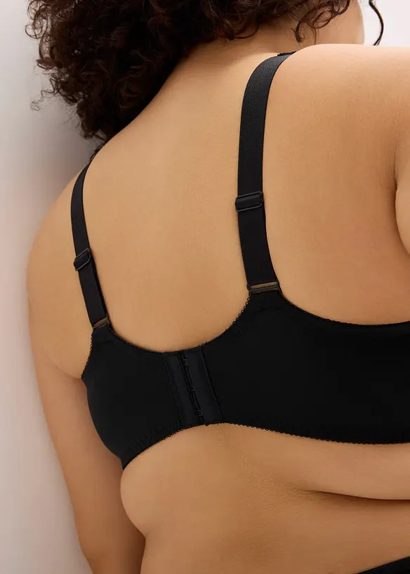 Minimizer-BH med polstrede stropper og delikat blonde, bonprix