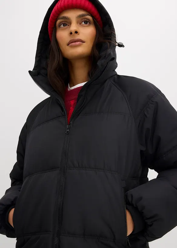 Oversized, vattert jakke, bonprix