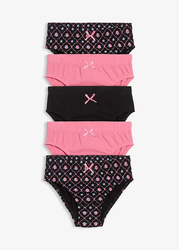 Truse med myk, økologisk bomull (5-pack), bonprix