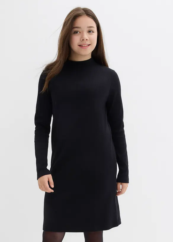 Jerseykjole med ståkrage, bonprix