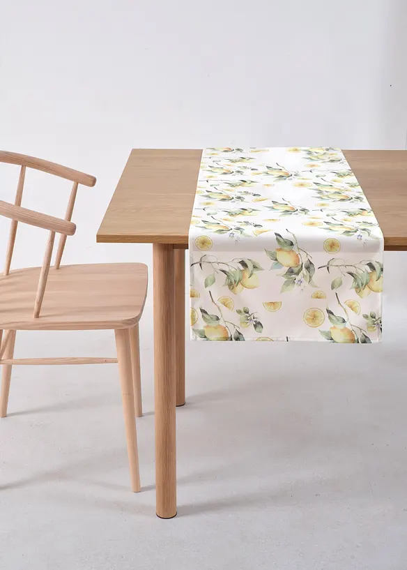 Bordløper med sitron-print, bonprix