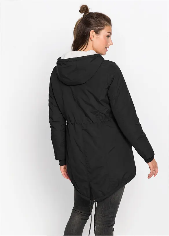 Parkas med pilefleece, bonprix