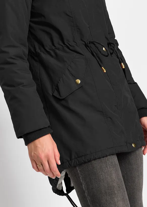 Parkas med pilefleece, bonprix