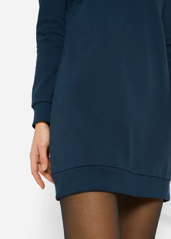 Sweatshirtkjole i myk frottè, bonprix