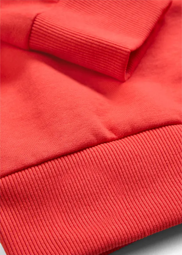 Sweatshirtkjole i myk frott&egrave;, bonprix