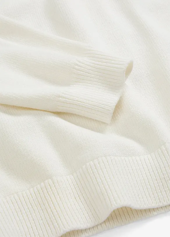 Oversized genser i 100% bomull, bonprix